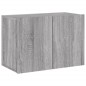 vidaXL Muebles de TV de pared 5 pzas madera de ingeniería gris Sonoma vidaXL Muebles de TV de pared 5 pzas madera de ingeniería gris Sonoma