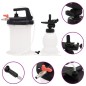 vidaXL Purgador de frenos blanco y negro 3 l