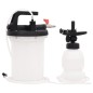 vidaXL Purgador de frenos blanco y negro 3 l