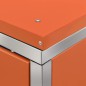 vidaXL Cobertizo para 4 contenedores basura acero 276,5x77,5x112,5 cm vidaXL Cobertizo para 4 contenedores basura acero 276,5x77,5x112,5 cm