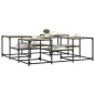 vidaXL Mesa de centro madera de ingeniería roble Sonoma 121x121x40 cm vidaXL Mesa de centro madera de ingeniería roble Sonoma 121x121x40 cm