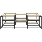 vidaXL Mesa de centro madera de ingeniería roble Sonoma 121x121x40 cm vidaXL Mesa de centro madera de ingeniería roble Sonoma 121x121x40 cm