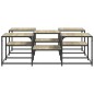 vidaXL Mesa de centro madera de ingeniería roble Sonoma 121x121x40 cm vidaXL Mesa de centro madera de ingeniería roble Sonoma 121x121x40 cm
