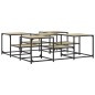 vidaXL Mesa de centro madera de ingeniería roble Sonoma 121x121x40 cm vidaXL Mesa de centro madera de ingeniería roble Sonoma 121x121x40 cm