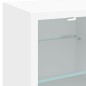 vidaXL Muebles de TV de pared con LED 6 pzas madera ingeniería blanco vidaXL Muebles de TV de pared con LED 6 pzas madera ingeniería blanco