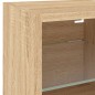 vidaXL Muebles TV pared con LED 6 pzas madera ingeniería roble Sonoma vidaXL Muebles TV pared con LED 6 pzas madera ingeniería roble Sonoma