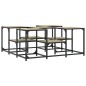 vidaXL Mesa de centro madera de ingeniería roble Sonoma 91x91x40 cm vidaXL Mesa de centro madera de ingeniería roble Sonoma 91x91x40 cm