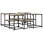 vidaXL Mesa de centro madera de ingeniería roble Sonoma 91x91x40 cm vidaXL Mesa de centro madera de ingeniería roble Sonoma 91x91x40 cm