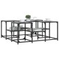 vidaXL Mesa de centro madera de ingeniería gris Sonoma 91x91x40 cm