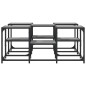 vidaXL Mesa de centro madera de ingeniería gris Sonoma 91x91x40 cm