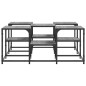 vidaXL Mesa de centro madera de ingeniería gris Sonoma 91x91x40 cm