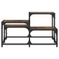 vidaXL Mesa de centro madera de ingeniería roble ahumado 68x68x40 cm vidaXL Mesa de centro madera de ingeniería roble ahumado 68x68x40 cm