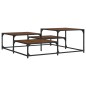 vidaXL Mesa de centro madera de ingeniería roble marrón 107x107x40 cm vidaXL Mesa de centro madera de ingeniería roble marrón 107x107x40 cm