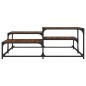 vidaXL Mesa de centro madera de ingeniería roble marrón 107x107x40 cm vidaXL Mesa de centro madera de ingeniería roble marrón 107x107x40 cm