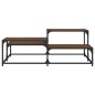 vidaXL Mesa de centro madera de ingeniería roble marrón 107x107x40 cm vidaXL Mesa de centro madera de ingeniería roble marrón 107x107x40 cm