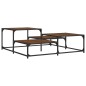 vidaXL Mesa de centro madera de ingeniería roble marrón 107x107x40 cm vidaXL Mesa de centro madera de ingeniería roble marrón 107x107x40 cm