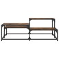 vidaXL Mesa de centro madera de ingeniería roble ahumado 107x107x40 cm vidaXL Mesa de centro madera de ingeniería roble ahumado 107x107x40 cm