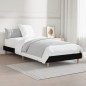 vidaXL Estructura de cama madera contrachapada negra 75x190 cm vidaXL Estructura de cama madera contrachapada negra 75x190 cm