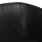 vidaXL Sillón cuero sintético negro vidaXL Sillón cuero sintético negro