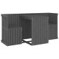vidaXL Juego de balcón 2 plazas madera maciza de pino gris vidaXL Juego de balcón 2 plazas madera maciza de pino gris