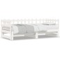 vidaXL Sofá cama extraíble madera maciza de pino blanco 2x(80x200) cm vidaXL Sofá cama extraíble madera maciza de pino blanco 2x(80x200) cm
