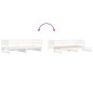 vidaXL Sofá cama extraíble madera maciza de pino blanco 2x(80x200) cm vidaXL Sofá cama extraíble madera maciza de pino blanco 2x(80x200) cm