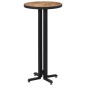 vidaXL Mesa alta de bar redonda teca reciclada maciza Ø55x110 cm vidaXL Mesa alta de bar redonda teca reciclada maciza Ø55x110 cm
