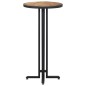 vidaXL Mesa alta de bar redonda teca reciclada maciza Ø55x110 cm vidaXL Mesa alta de bar redonda teca reciclada maciza Ø55x110 cm