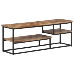 vidaXL Mueble de TV teca maciza reciclada 110x30x39 cm