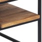 vidaXL Mueble de TV teca maciza reciclada 110x30x39 cm