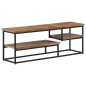 vidaXL Mueble de TV teca maciza reciclada 110x30x39 cm