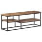 vidaXL Mueble de TV teca maciza reciclada 110x30x39 cm