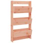 vidaXL Jardinera pared 3 niveles madera maciza Douglas 60x18,5x110 cm vidaXL Jardinera pared 3 niveles madera maciza Douglas 60x18,5x110 cm