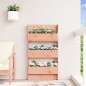 vidaXL Jardinera pared 3 niveles madera maciza Douglas 60x18,5x110 cm vidaXL Jardinera pared 3 niveles madera maciza Douglas 60x18,5x110 cm