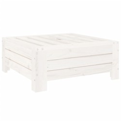 vidaXL Cubierta para base de sombrilla madera maciza de pino blanco