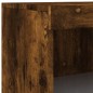 vidaXL Aparador con luces LED roble ahumado 60,5x37x100 cm vidaXL Aparador con luces LED roble ahumado 60,5x37x100 cm
