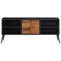 vidaXL Mueble de TV teca maciza reciclada 112x31x45 cm vidaXL Mueble de TV teca maciza reciclada 112x31x45 cm