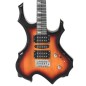vidaXL Guitarra eléctrica principiantes con funda marrón negro 4/4 39" vidaXL Guitarra eléctrica principiantes con funda marrón negro 4/4 39"