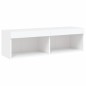 vidaXL Muebles de TV de pared con LED 6 pzas madera ingeniería blanco