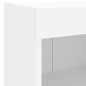 vidaXL Muebles de TV de pared con LED 5 pzas madera ingeniería blanco