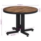 vidaXL Mesa de centro redonda teca reciclada maciza Ø55x40 cm vidaXL Mesa de centro redonda teca reciclada maciza Ø55x40 cm