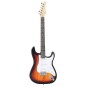 vidaXL Guitarra eléctrica principiante con funda marrón blanco 4/4 39" vidaXL Guitarra eléctrica principiante con funda marrón blanco 4/4 39"