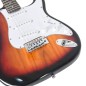 vidaXL Guitarra eléctrica principiante con funda marrón blanco 4/4 39" vidaXL Guitarra eléctrica principiante con funda marrón blanco 4/4 39"