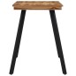 vidaXL Mesa de comedor madera maciza de teca 120x62x76 cm