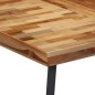 vidaXL Mesa de comedor madera maciza de teca 120x62x76 cm