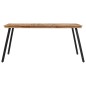 vidaXL Mesa de comedor madera maciza de teca 169x98,5x76 cm vidaXL Mesa de comedor madera maciza de teca 169x98,5x76 cm