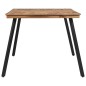 vidaXL Mesa de comedor madera maciza de teca 169x98,5x76 cm vidaXL Mesa de comedor madera maciza de teca 169x98,5x76 cm