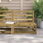 vidaXL Sofá jardín sin reposabrazos madera pino impregnada 70x70x67 cm vidaXL Sofá jardín sin reposabrazos madera pino impregnada 70x70x67 cm