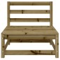 vidaXL Sofá jardín sin reposabrazos madera pino impregnada 70x70x67 cm vidaXL Sofá jardín sin reposabrazos madera pino impregnada 70x70x67 cm