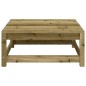 vidaXL Taburete de jardín madera de pino impregnada 70x70x30 cm